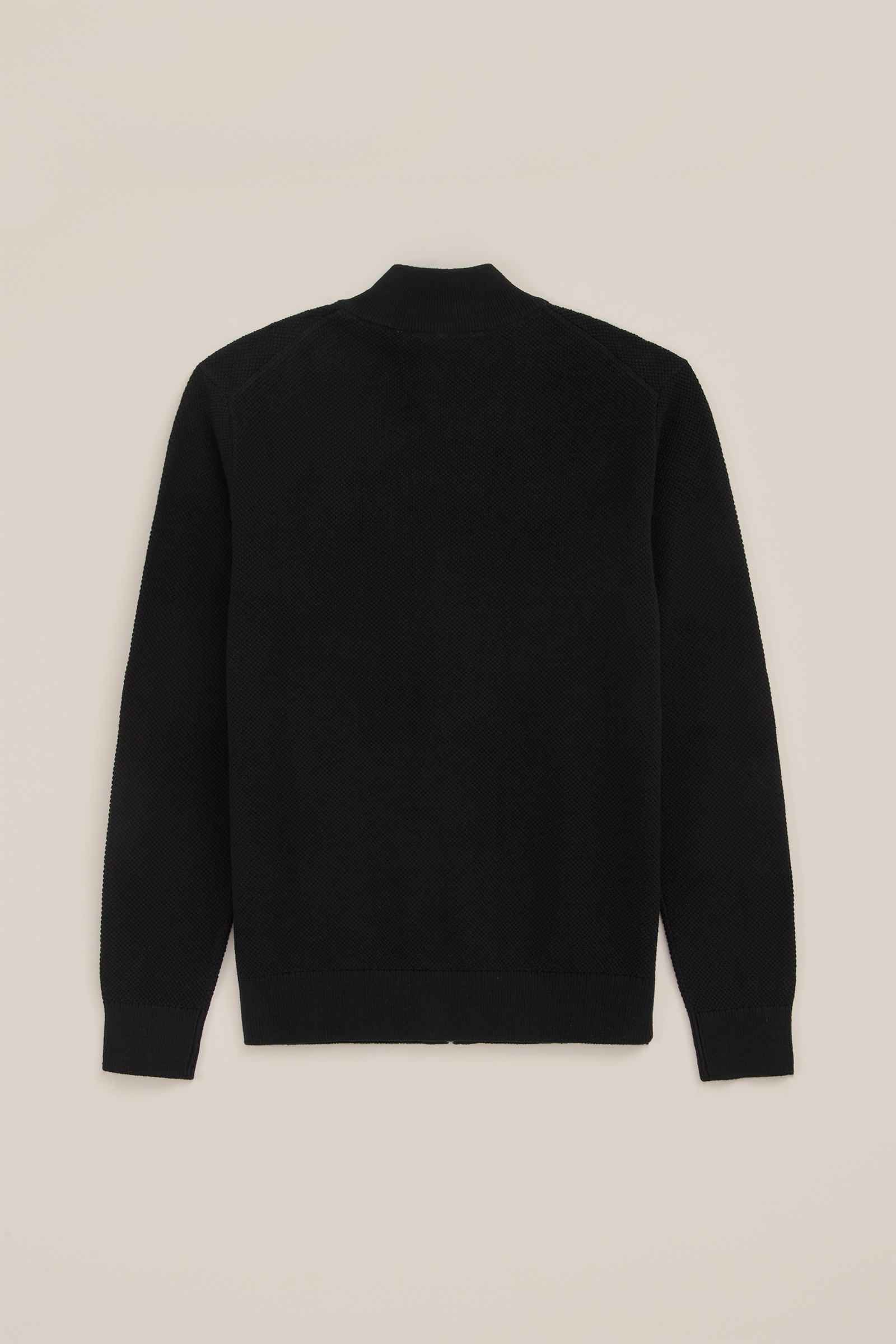 Jongens vest met structuur Blue Ridge Zwart