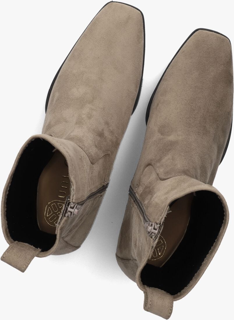 taupe unisa enkellaarsjes langley
