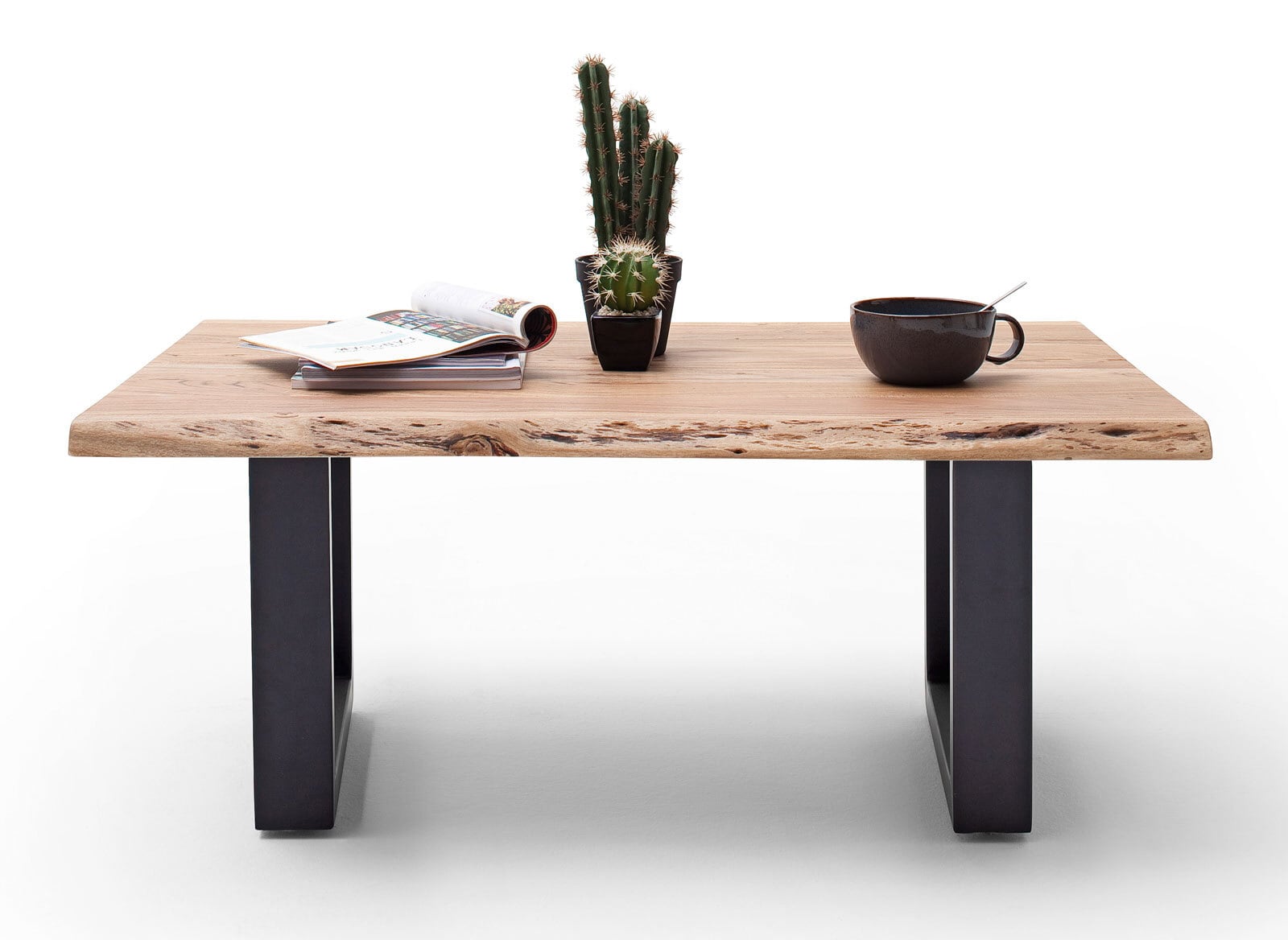 Couchtisch CARTAGENA U110 anthrazit /massiv natur