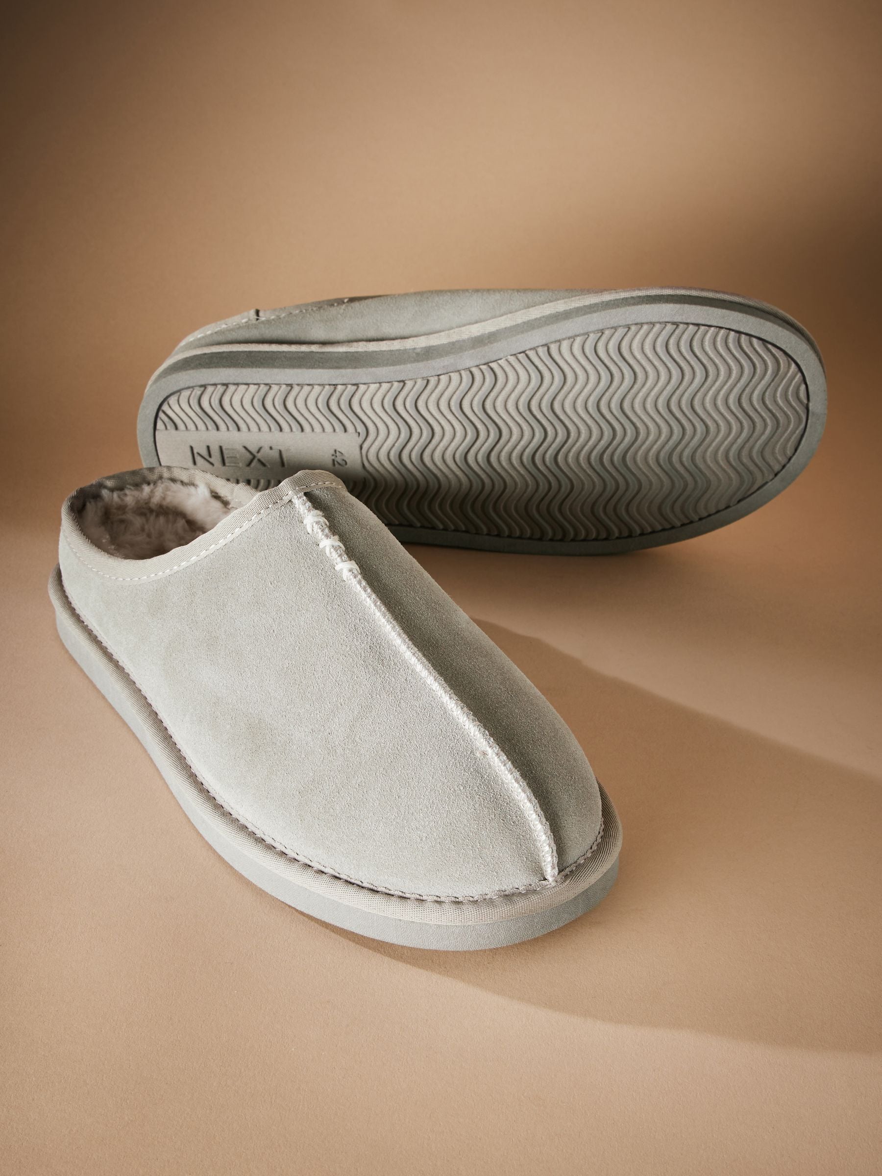 Grijs - Signature Suede Mules Slippers