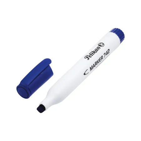 Pelikan Whiteboard Marker 742 Blau mit Meißeldocht
