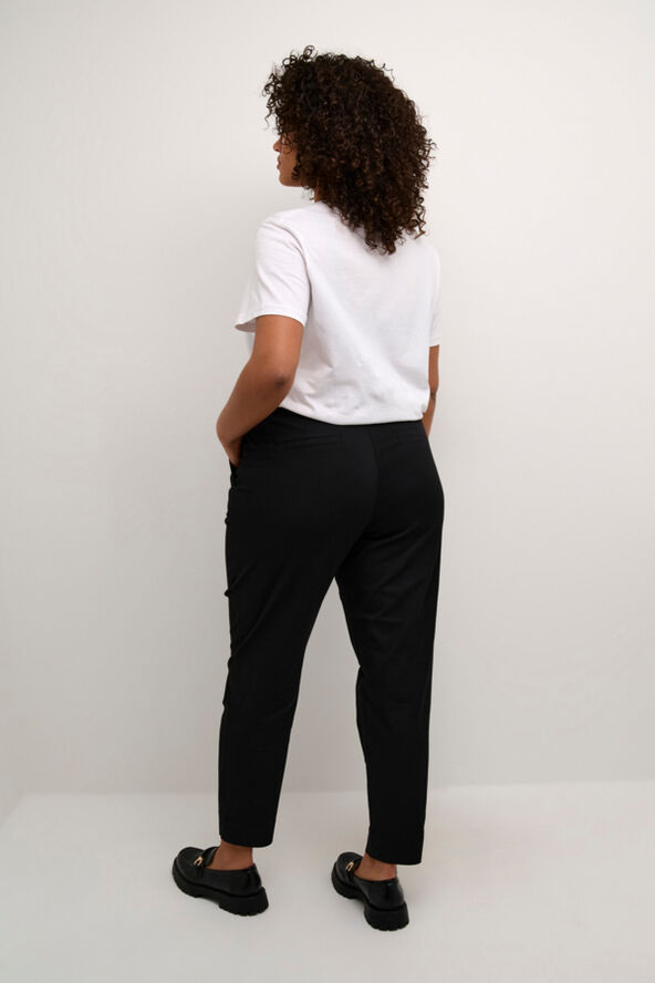 Kaffe Curve KCleana Chino 7/8 Pants Black deep