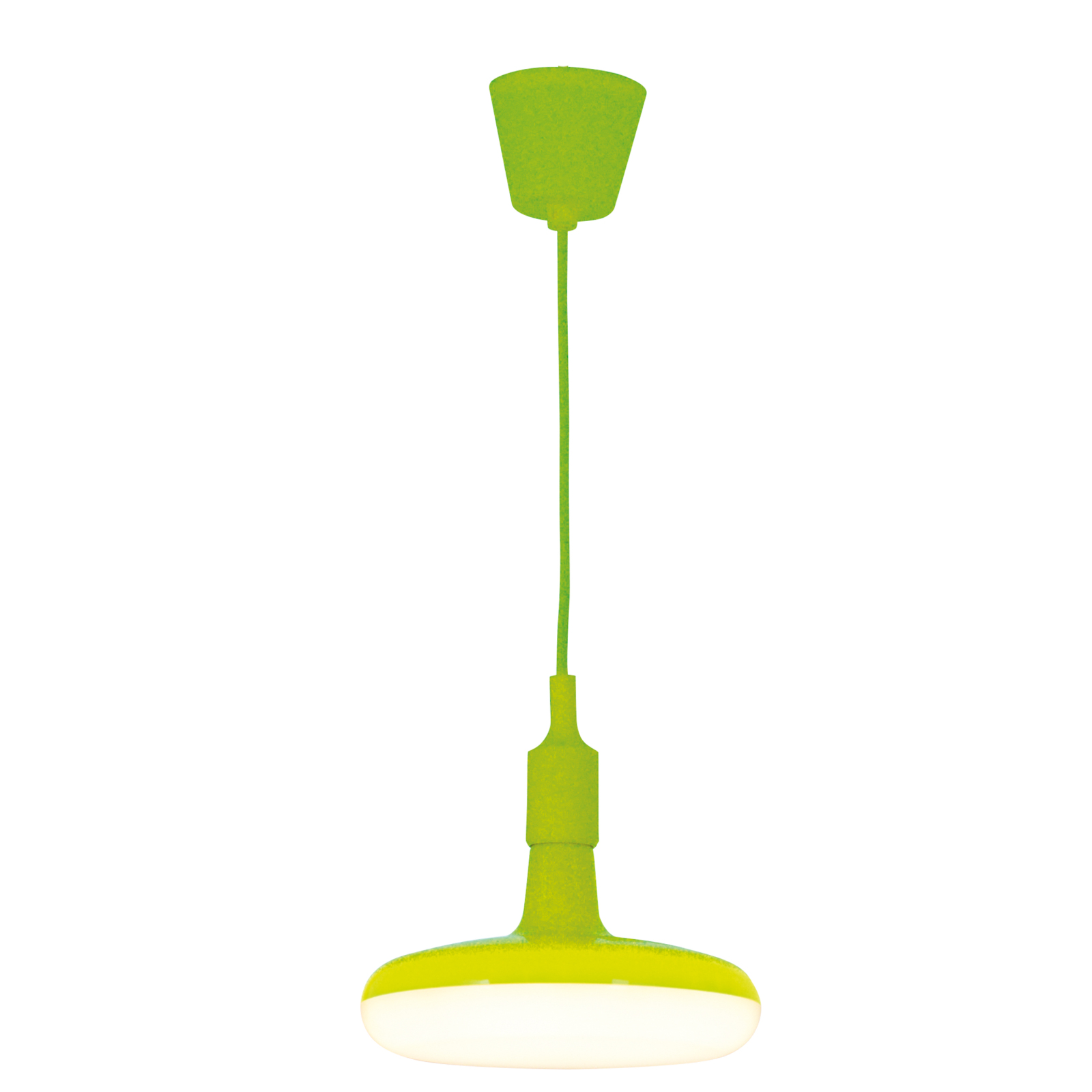 LED-Pendelleuchte UFO - grün - 22 cm
