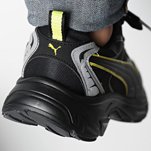 Baskets Morphic Reflective 393646 Puma Black Yellow Burst