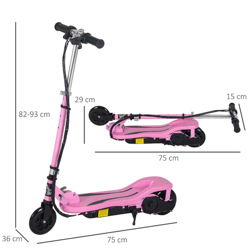 Patinete elétrico dobrável Homcom