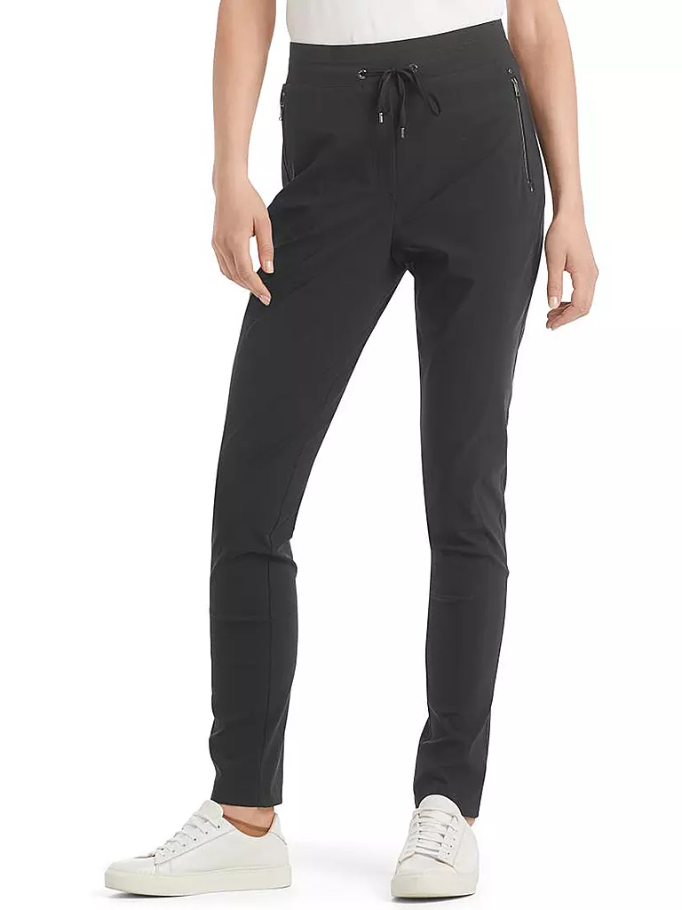 MARC CAIN Hose Jogging Fit schwarz