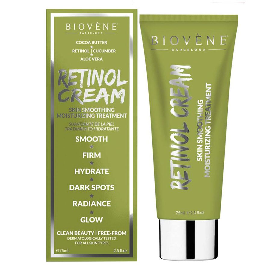 Biovène Retinol Cream Skin Smoothing Moisturizing Treatment 75ml