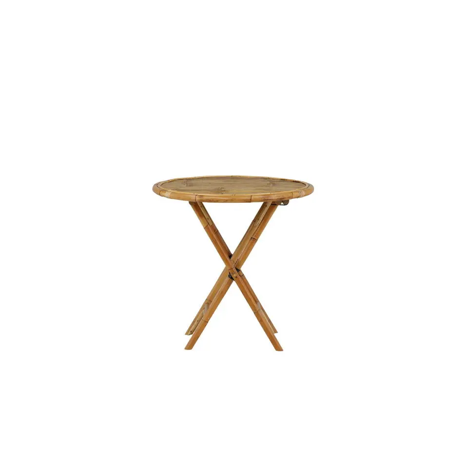 Bistrotafel Rotan Naturel - Ø80x79,5cm - Cane