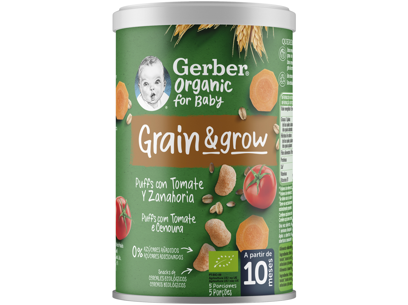 SNACK GERBER BIO CENOURA TOMATE 35G