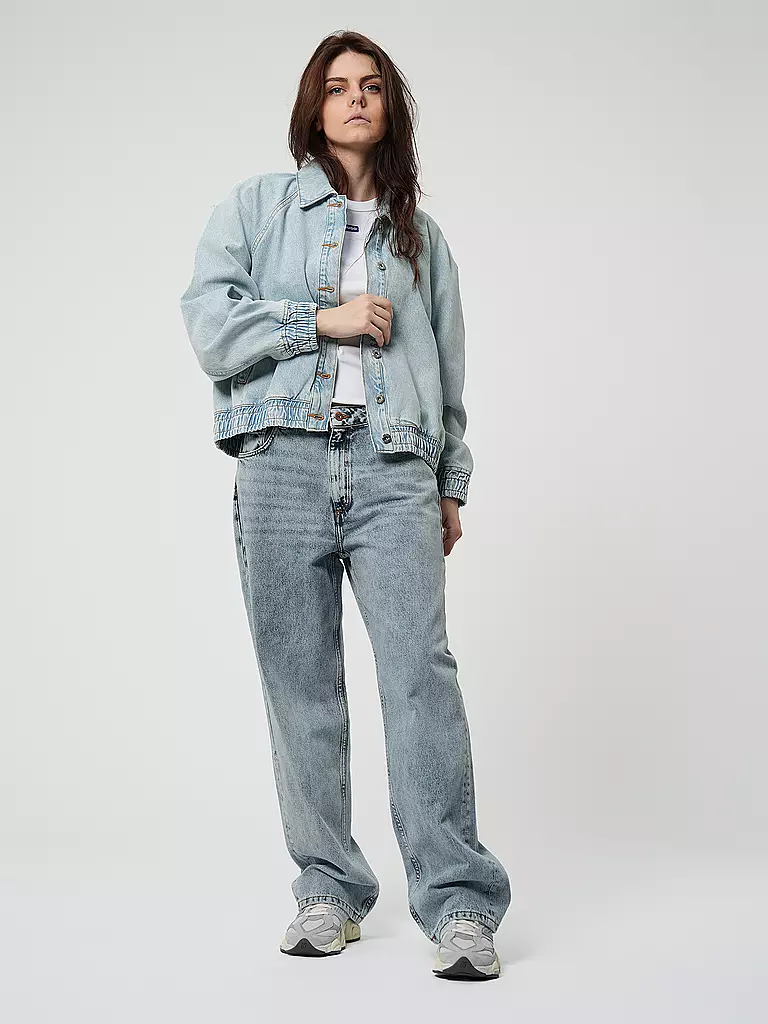 HUGO Jeansjacke GEBARI hellblau
