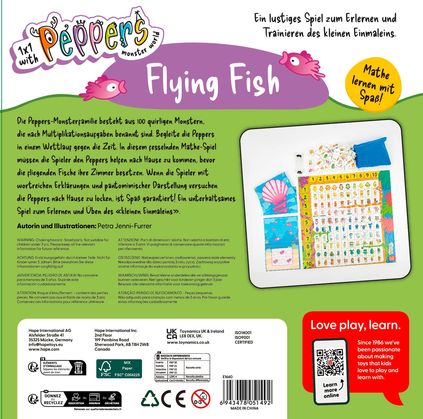 Flying fish Lernspiel