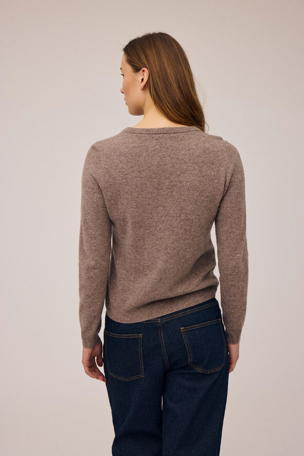 Magasin du Nord Collection Myrna 1 RWS Strik Lambswool Beige melange