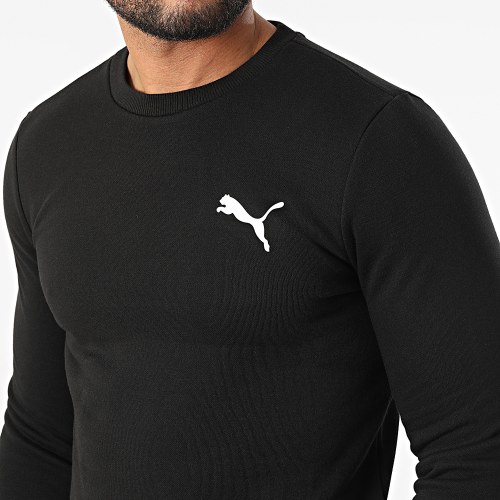 Sweat Crewneck Essential Small Logo Noir