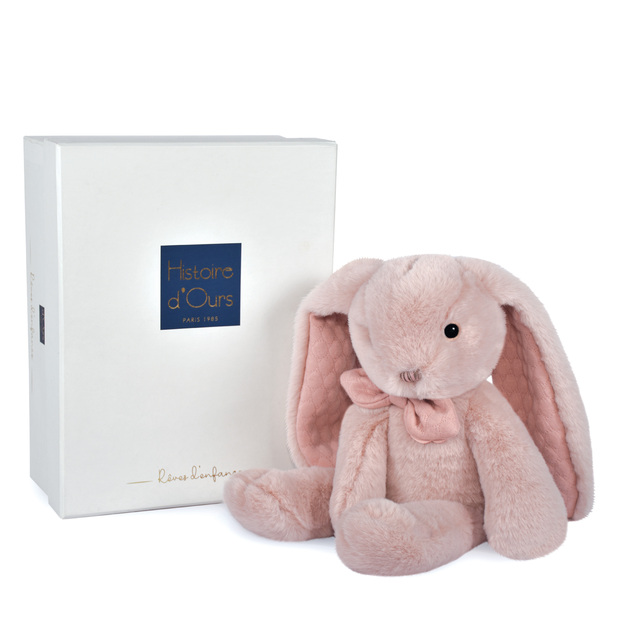 Preppy Chic Lapin Rose 30 cm - HISTOIRE D'OURS