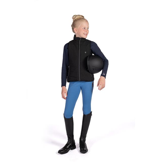 Bodywarmer HKM Cuddle Style Heating Kids Zwart