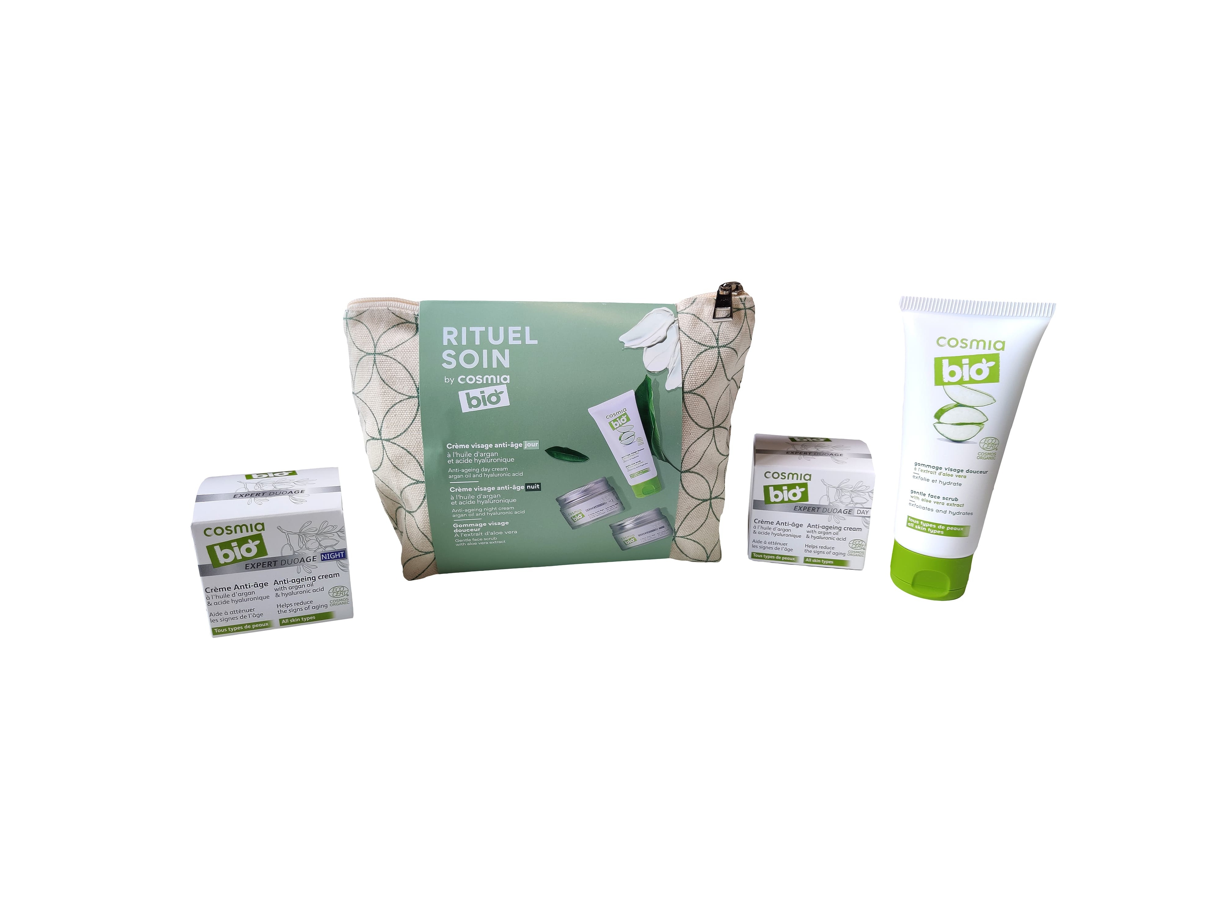 CONJUNTO COSMIA BIO ROTINA CUIDADO ROSTO