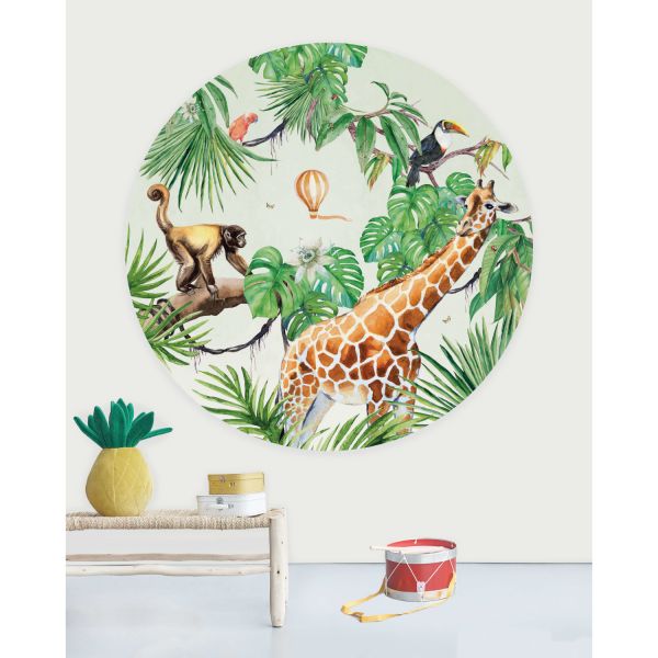 Creative Lab Amsterdam Monkey Jungle Behangcirkel 95 cm