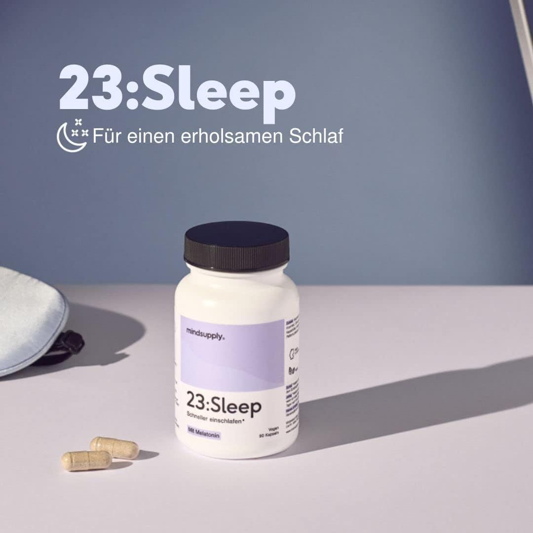 mindsupply SLEEP - Einschlaf Kapseln mit Melatonin und Melisse