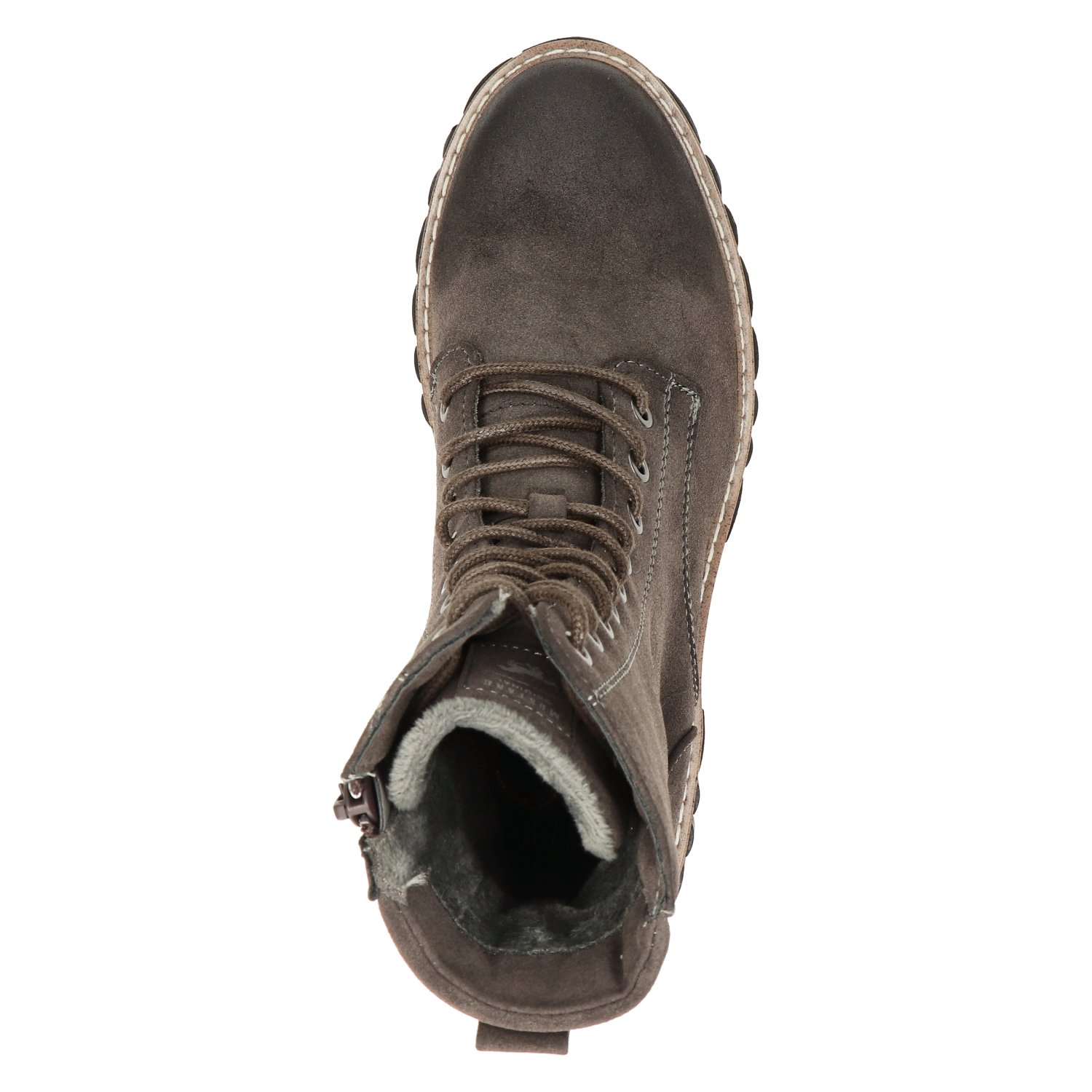 dames veterboot Mustang Grijs