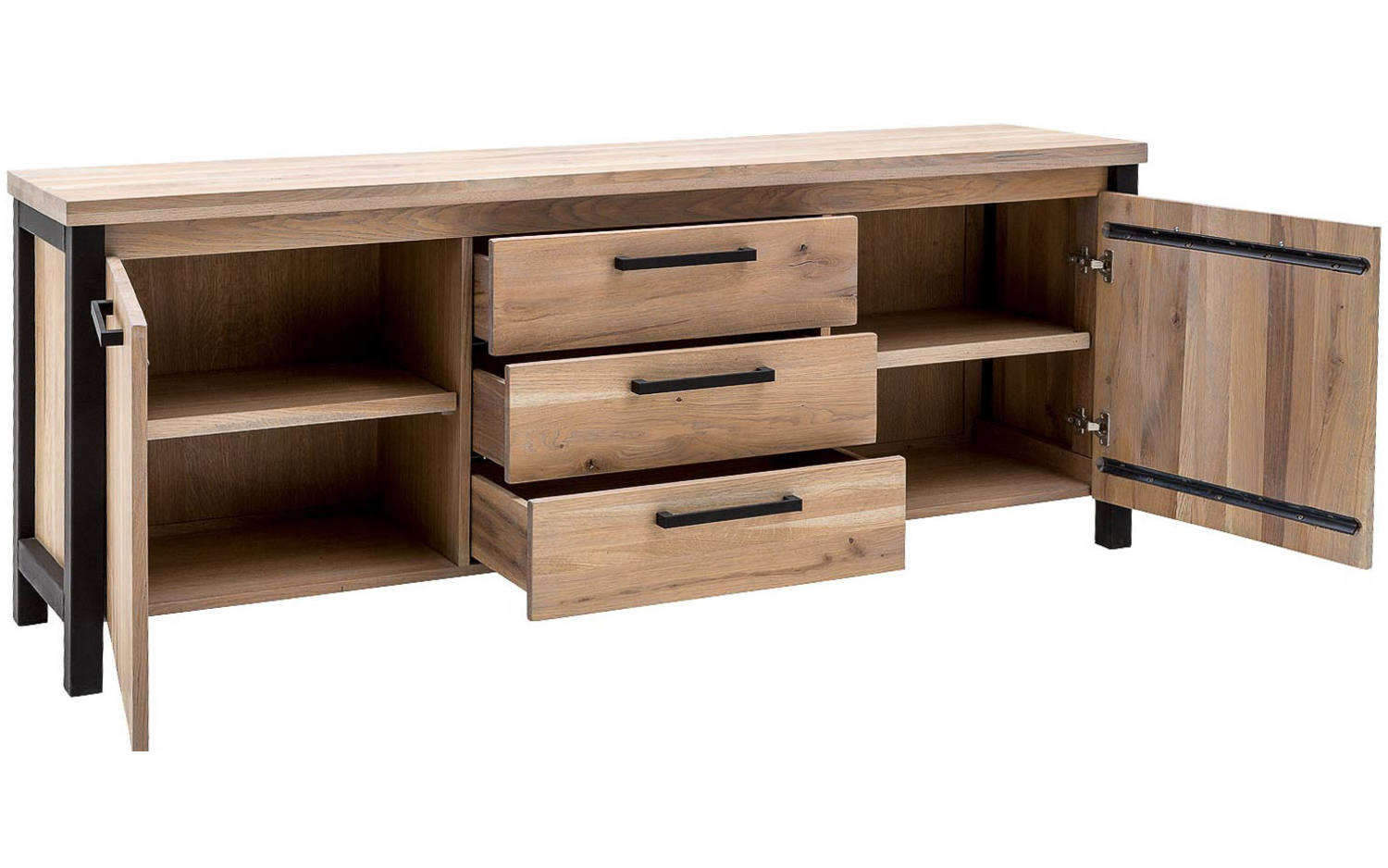 Goossens Dressoir Santos in eiken