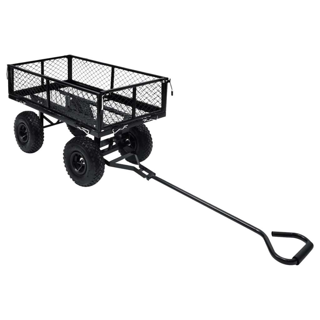 Chariot à main de jardin noir 250 kg