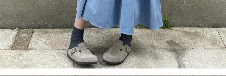 matteira - Zwangerschapsjurk met spaghettibandjes en denim midi-lijn / effen vest