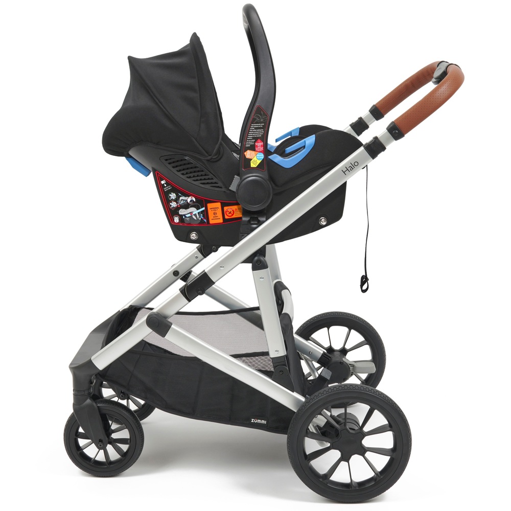 Zummi Halo Tandem 3-in-1 Reisesystem Stone & Autositz