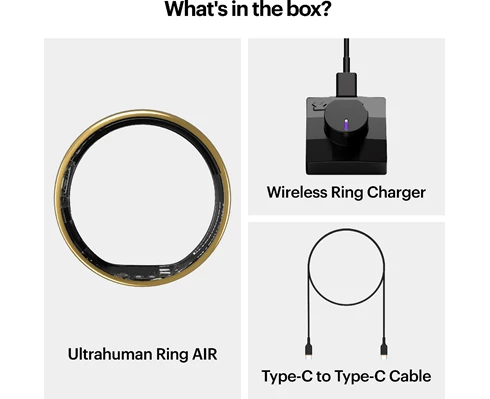 Ultrahuman Ring Air - Air Gold - Size 08