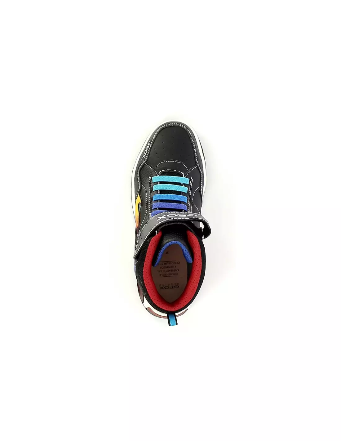 GEOX NEK BOY - Sneakers Blackred