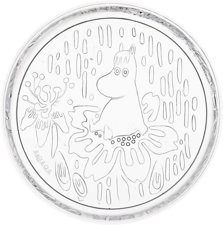 Moomin Arabia Mumi Glastallerken 17 cm Klar Klar