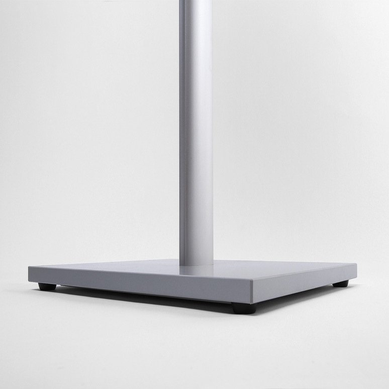 Présentoir sur pied cadre aluminium de 25 mm