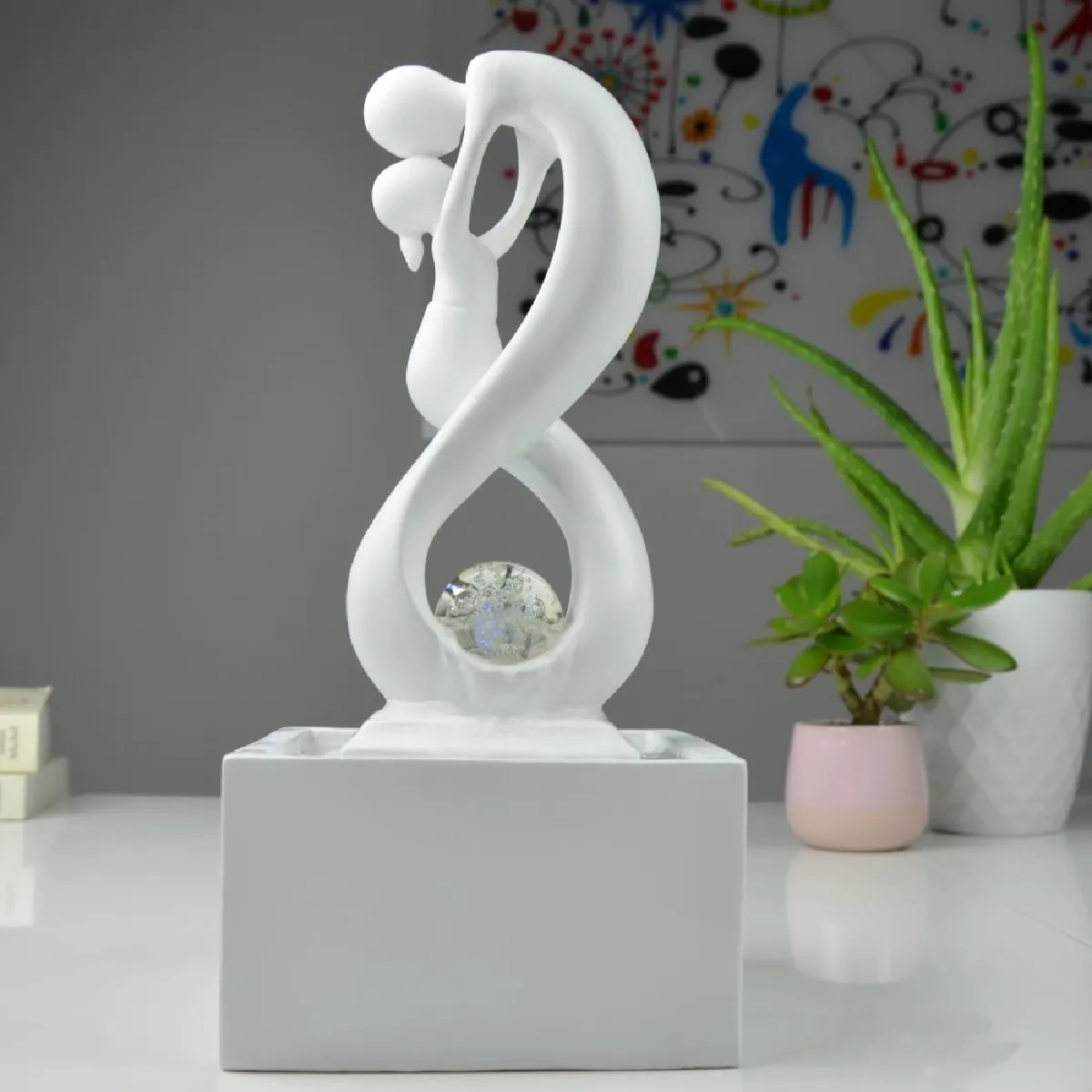 Zen Light Fontaine Ibie Blanc
