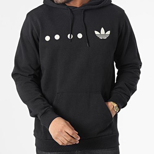 Sweat Capuche Logo HK2761 Noir
