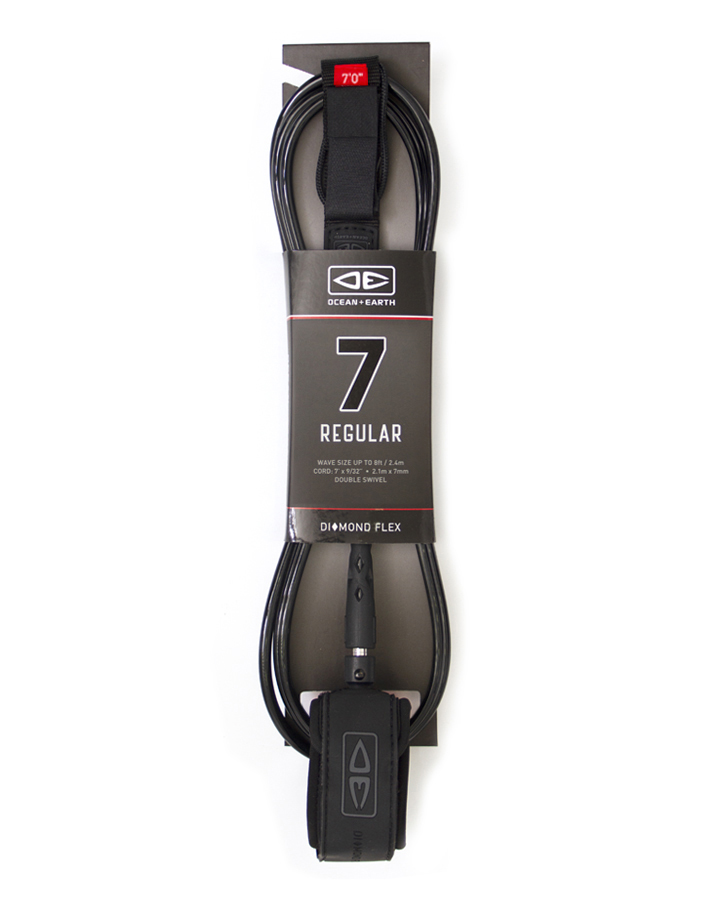Ocean and earth Regular leash 7'0 Black