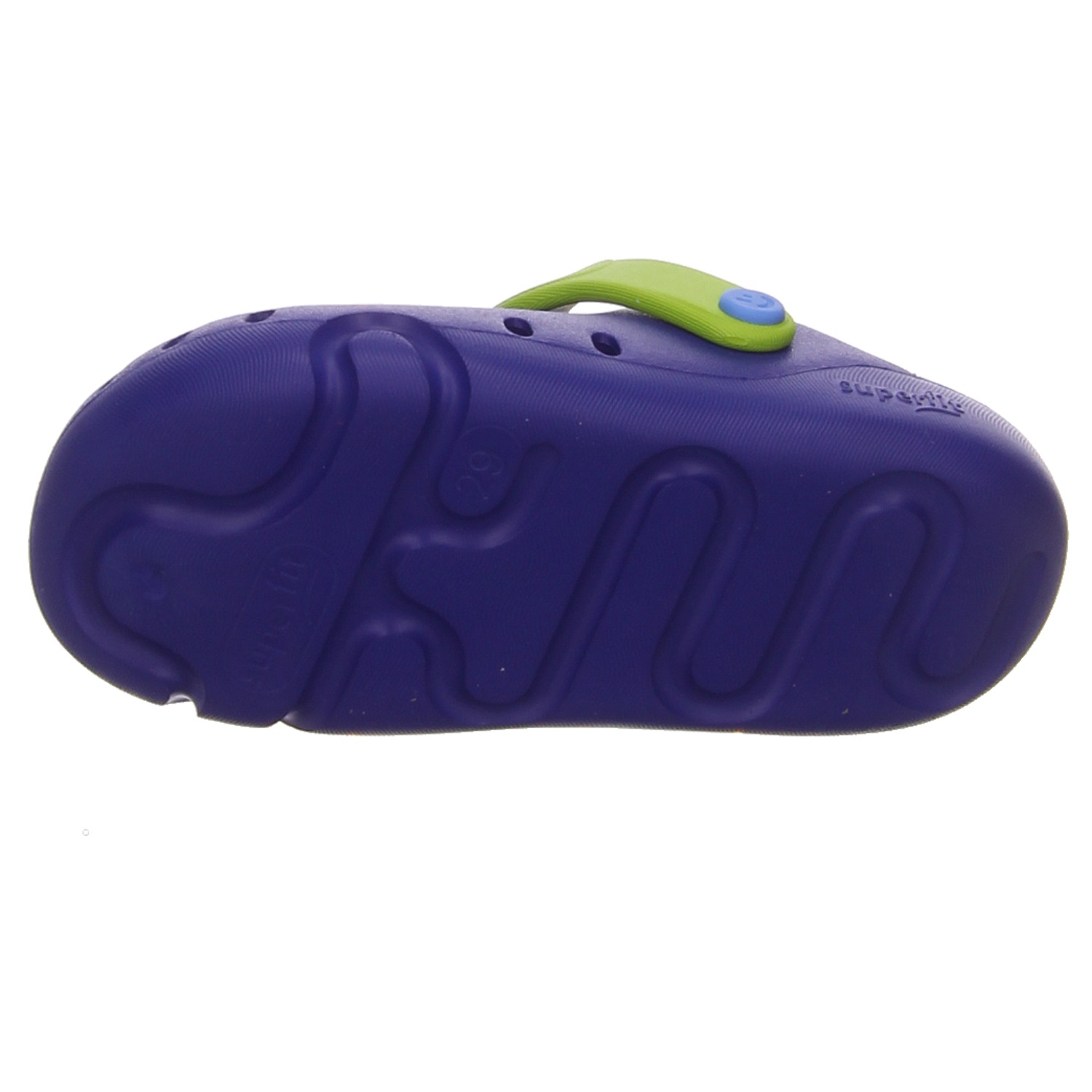 Superfit Pantoletten blau/grün blau