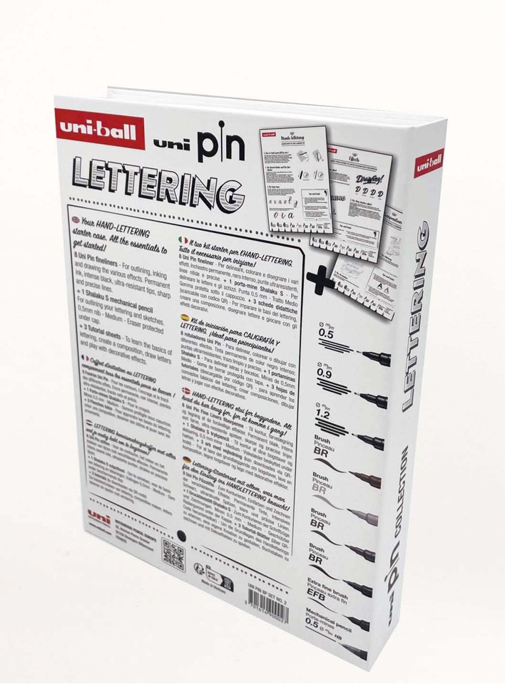 Uni - UNI PIN Collection Pack Lettering - (401257)