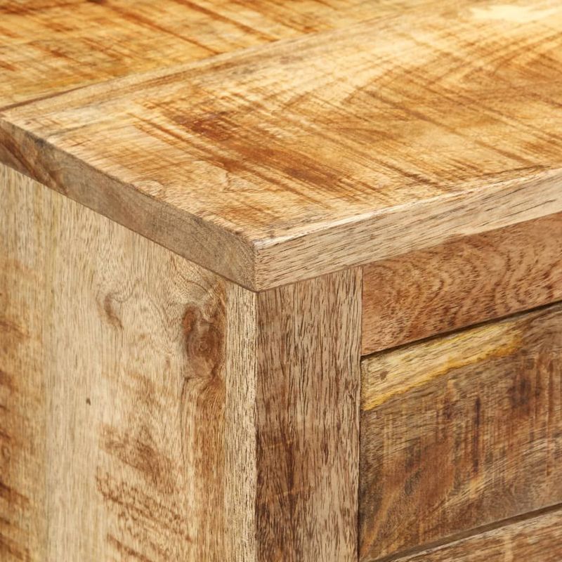 vidaXL - Dressoir - Massief Ruw Mangohout - 80x30x65 cm