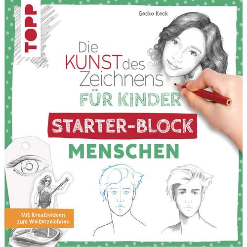 Die Kunst des Zeichnens für Kinder Starter-Block Menschen