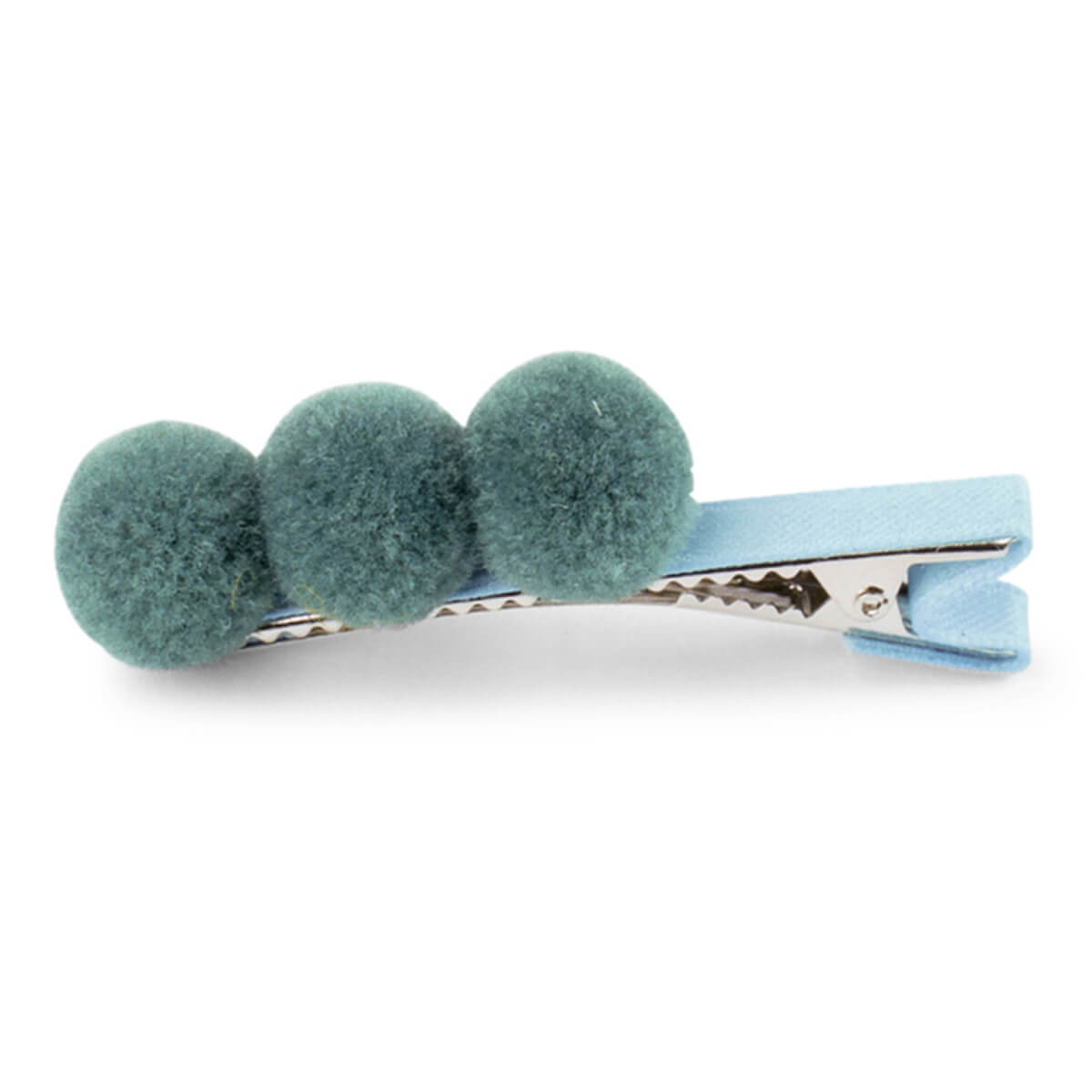 Hårspenne 3 pompom - Lillelam