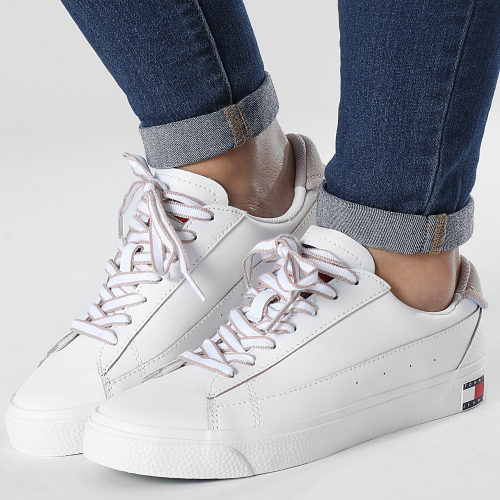 Baskets Leather Varsity 1891 White