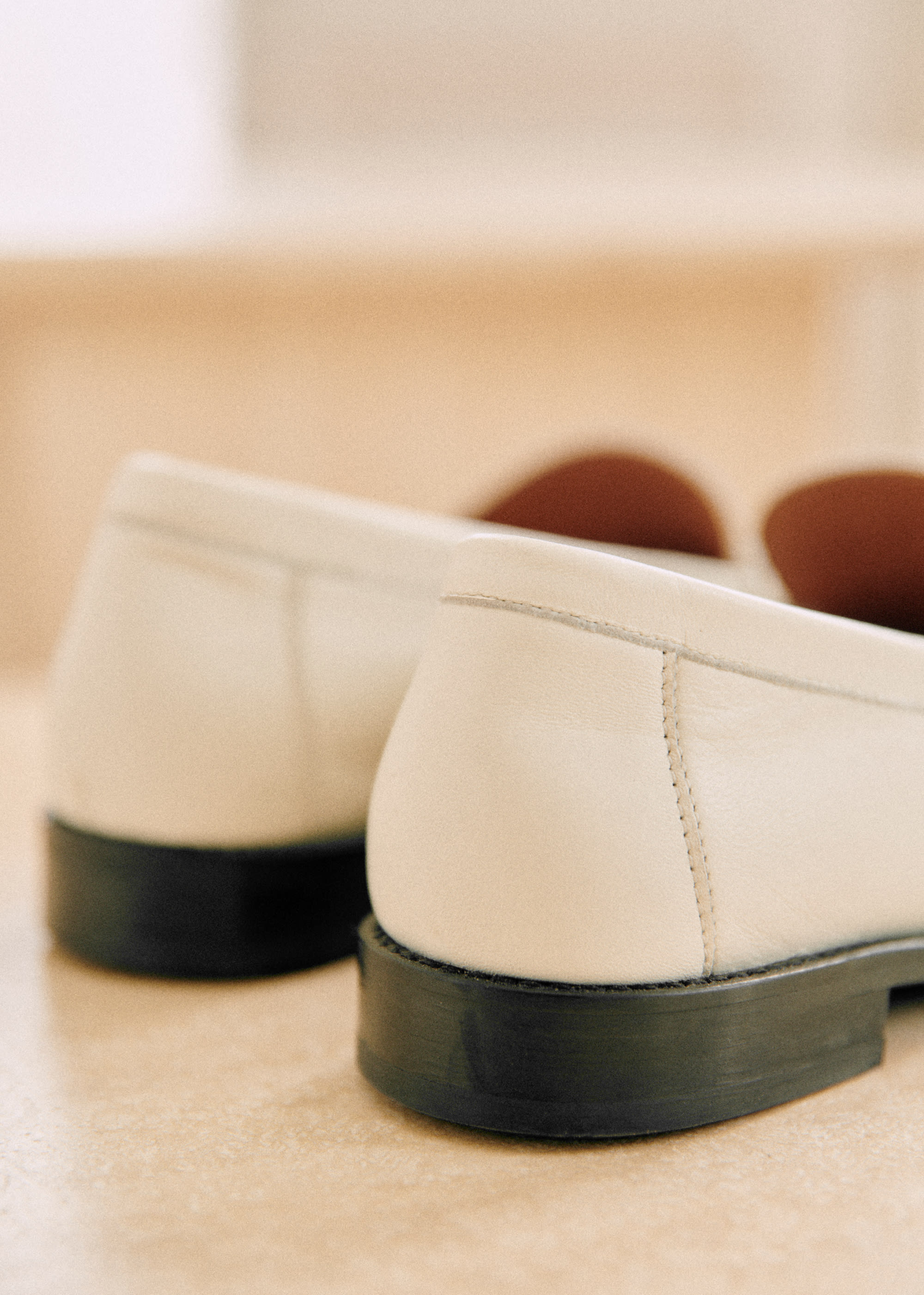 Mocassins Vicky - Ecru Lisse - SOULIERS/SOULIERS Mocassins 5906285