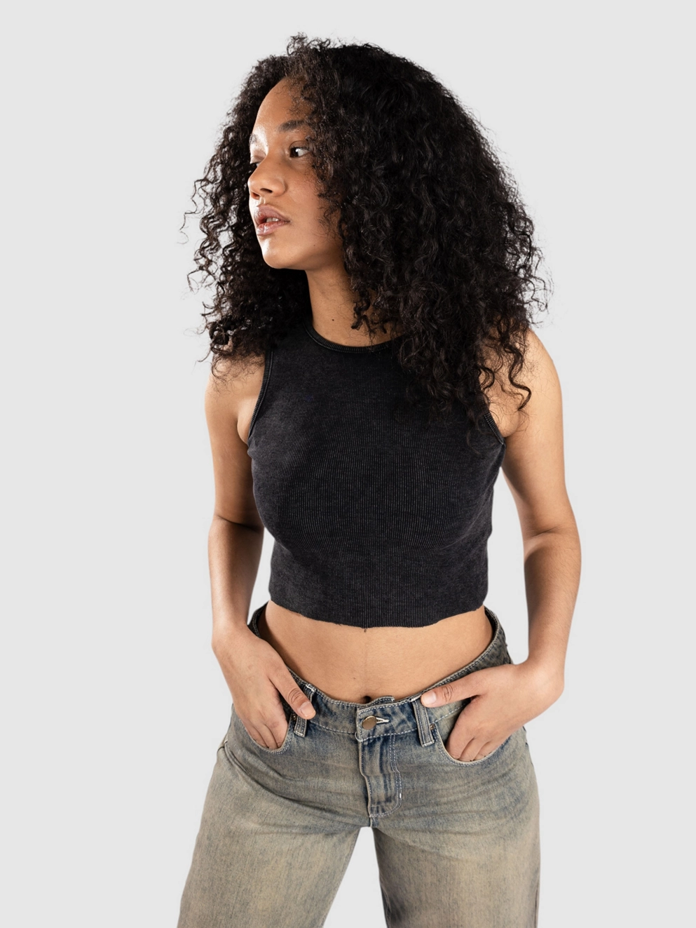 Freeworld Laney Tank Top caviar