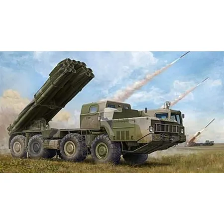 Trumpeter 1/35 Russischer 9A52-2 Smerch Mehrfach-Raketenwerfer RSZO Plastikmodellbausatz