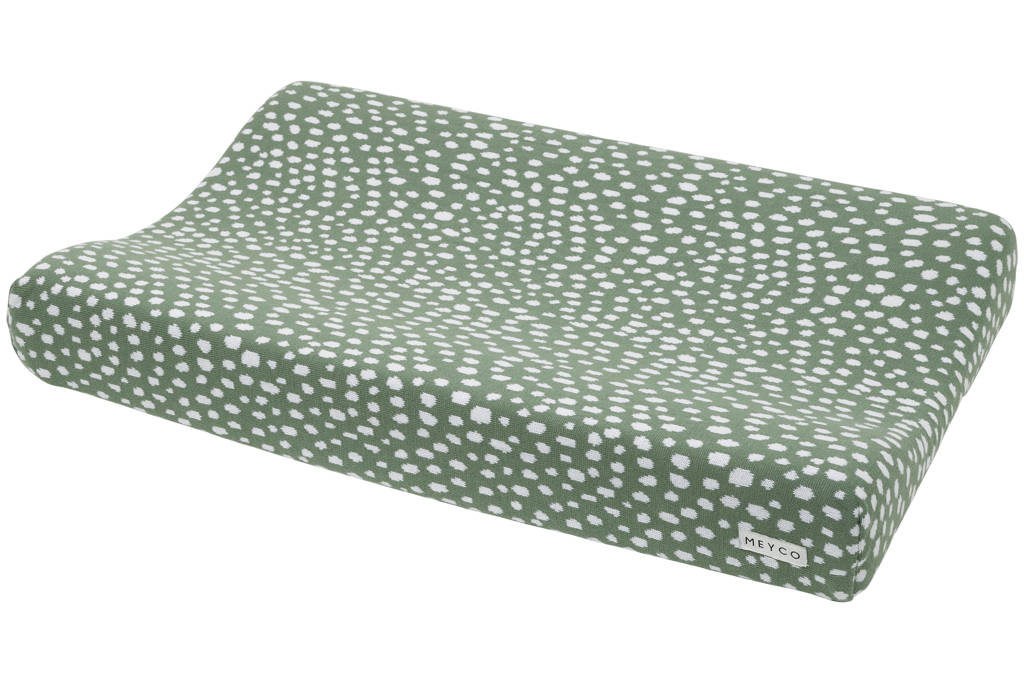 aankleedkussenhoes Cheetah forest green