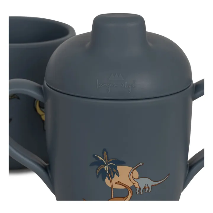 Konges Sløjd Gobelet et tasse d'apprentissage | Bleu