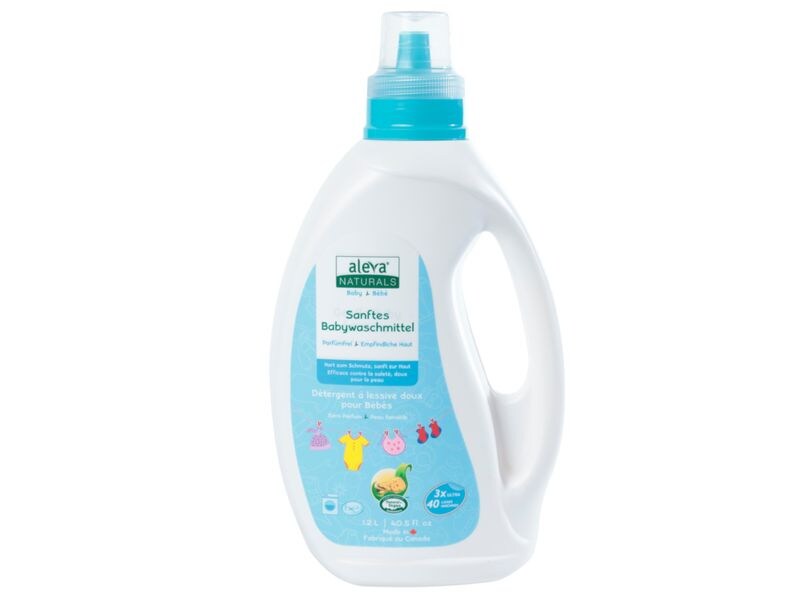 Aleva Naturals Babywaschmittel parfümfrei 1.2 l Natürliches Waschmittel für alle Textilien
