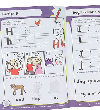 Forlaget Bolden Aktivitätsbuch - Leg og Lær: Bogstaver - Dänisch