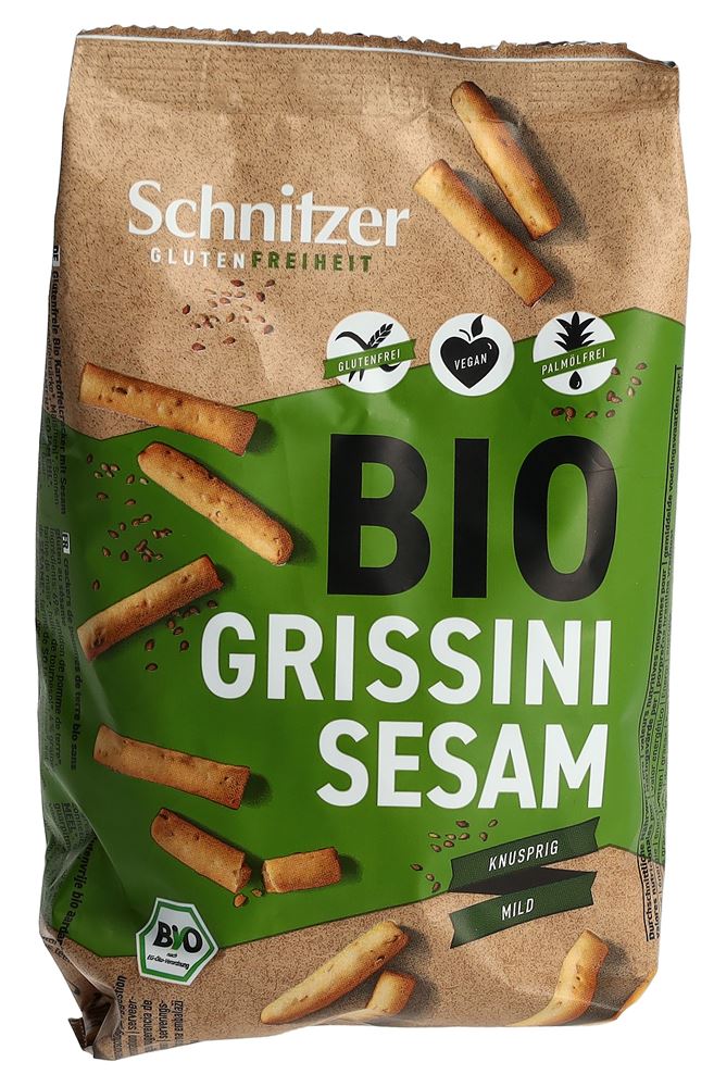 Schnitzer Bio Grissini Sesam glutenfrei 100 g