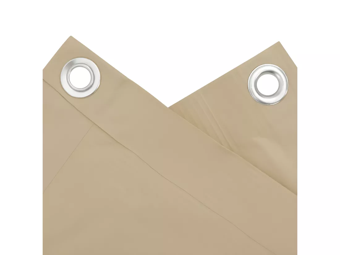 Écran de balcon Beige 120x500 cm Tissu Oxford