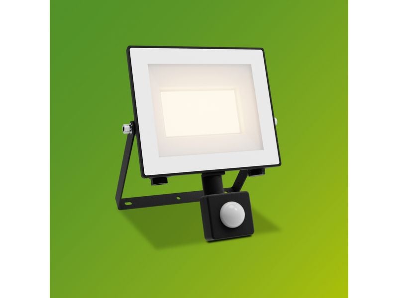 Philips Lois Flutlicht UE 14W 3000K IR IP65 anthrazit 14 W Hocheffizienter Scheinwerfer mit Bewegungssensor